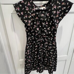 GB Black Floral Romper GB Juniors XS